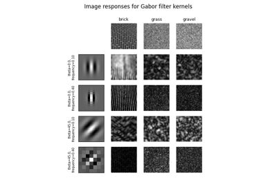 Gabor filter banks for texture classification