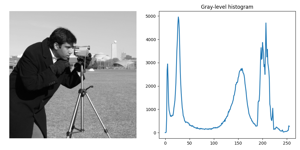 Gray-level histogram