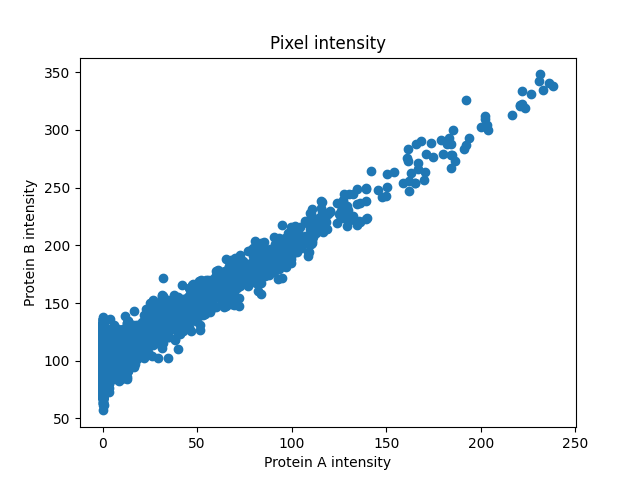 Pixel intensity