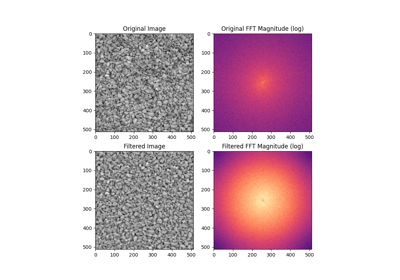 Band-pass filtering by Difference of Gaussians